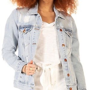 Dex distressed denim jacket